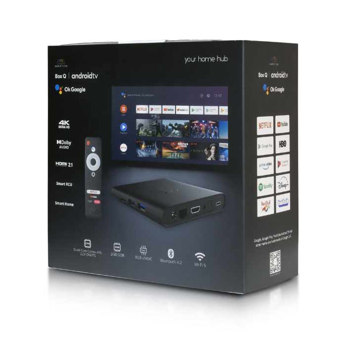 Homatics Box Q Lisanslı 4K Android Media Player Fullsat Toptan ve
